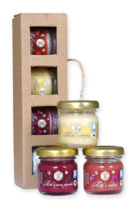 Zestaw 4 miodów 40g mix smaków