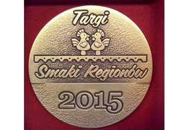 Gospodarstwo pasieczne Noteckie Miody wyróżnione Medalem Targów Smaki Regionów podczas Polagry 2015 r.